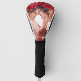 Hartverwarmend gepersonaliseerd bloemengeschenk golfheadcover