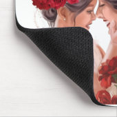 Hartverwarmend gepersonaliseerd bloemengeschenk muismat (Hoek)