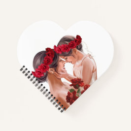 Hartverwarmend gepersonaliseerd bloemengeschenk notitieboek