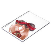 Hartverwarmend gepersonaliseerd bloemengeschenk notitieboek (Linkerzijde)