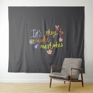 Hartverwarmend kind citeert ontwerp voor liefhebbe wandkleed