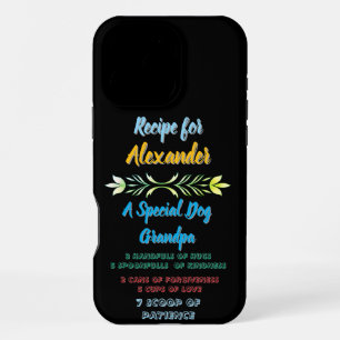 Hartverwarmend recept voor hond Alexander iPhone 16 Pro Max Hoesje