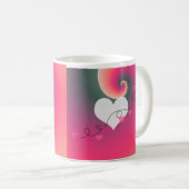Hartverwarmend Romantisch Ontwerp Koffiemok (Voorkant rechts)