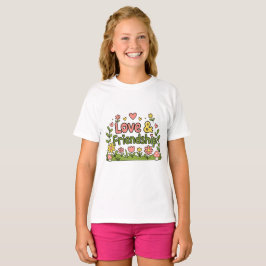 Hartverwarmend T-shirt geïnspireerd op liefde en v