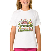 Hartverwarmend T-shirt geïnspireerd op liefde en v