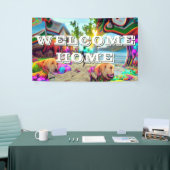 Hartverwarmend welkom Home Labrador Retriever Spandoek (Beurs)