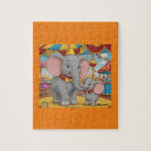 Hartverwarmende Dumbo en Mrs Jumbo Circus Puzzel Legpuzzel (Verticaal)