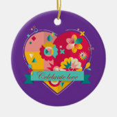 Hartverwarmende en sentimentele geschenken keramisch ornament (Voorkant)