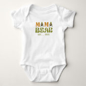 Hartverwarmende Illustratie van Mama Beer Romper (Voorkant)