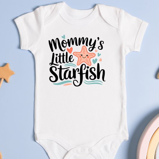 Hartverwarmende mama's kleine zeester romper