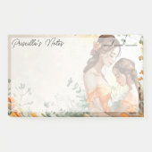 Hartverwarmende moeder & dochter 10" x 6" post-it® notes (Voorkant)