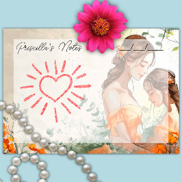 Hartverwarmende Moeder & Dochter 4"x 3" Post-it® Notes