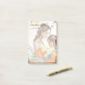 Hartverwarmende Moeder & Dochter 4"x 6" Post-it® Notes (Op bureau)