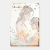 Hartverwarmende Moeder & Dochter 4"x 6" Post-it® Notes (Voorkant)