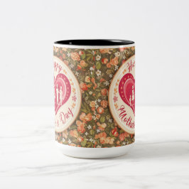 Hartverwarmende Moederdag Tweekleurige Koffiemok