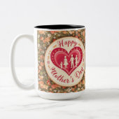 Hartverwarmende Moederdag Tweekleurige Koffiemok (Links)