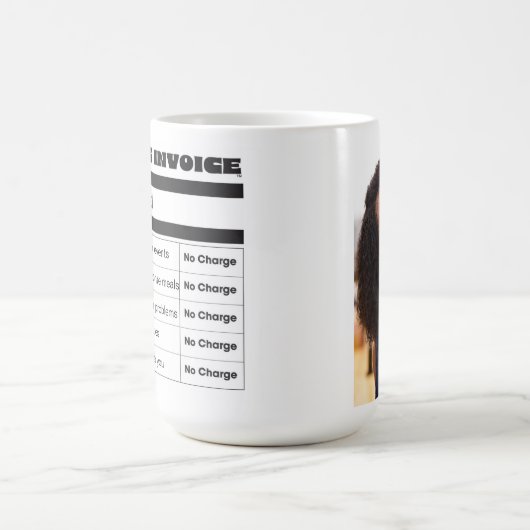 Hartverwarmende Moeder's Factuur - Uw waardering Koffiemok (Center)