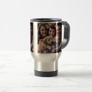 Hartverwarmende pasgeboren Golden Retriever Puppy Reisbeker