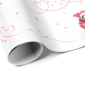 Hartverwarmende Pinguïn Kerstmis Cadeaupapier (Rol Hoek)