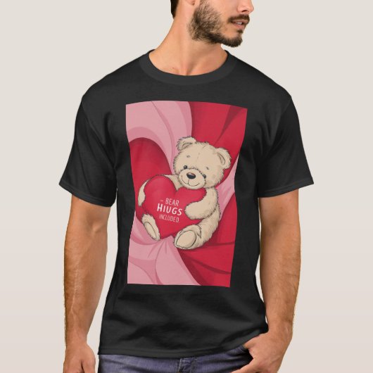 Hartverwarmende teddy t-shirt (Voorkant)