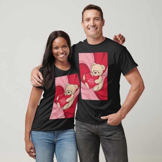 Hartverwarmende teddy t-shirt (Unisex)