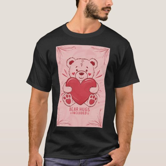 Hartverwarmende teddy t-shirt (Voorkant)