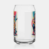 Hartverwarmende vader en zoon golfmoment op vaderd blikvorm glas (Links)