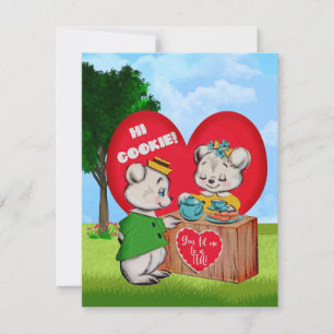 Hartverwarmende Vrienden Valentijnsdagkaart Feestdagenkaart