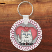 Hartvet Cat sleutelhanger (Voorkant)