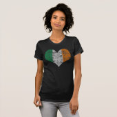  hartvlag van Ierland T-shirt (Voorkant volledig)