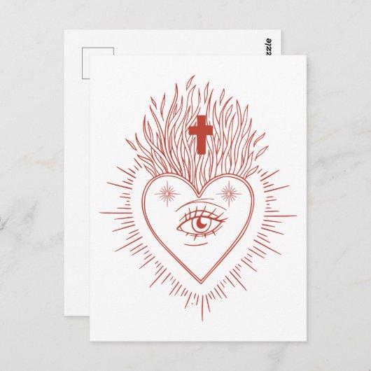 Hartvlam Briefkaart (Voorkant / Achterkant)