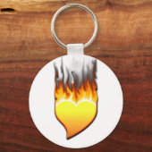 Hartvlam gekanteld III Sleutelhanger (Voorkant)