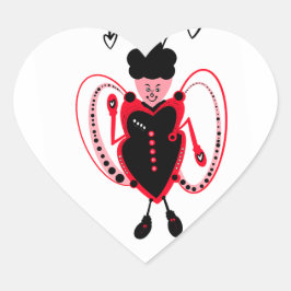 Hartvlinder Hart Sticker