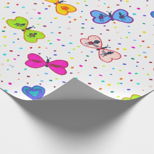 Hartvlinders inpakpapier (Hoek)