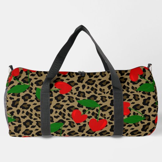 Hartvorm Cherry Leopard Rockabilly Plunjezak (Achterkant)