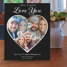 Hartvorm Fotocollage Love Jubileum Memory