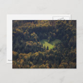Hartvorm in een bos in Slovenië Briefkaart (Voorkant / Achterkant)