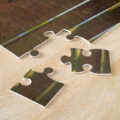 Hartvorm in een hek, Belize Legpuzzel (Zijkant)