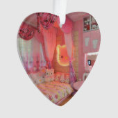 Hartvorm Kamerontwerp Ornament (voorkant)