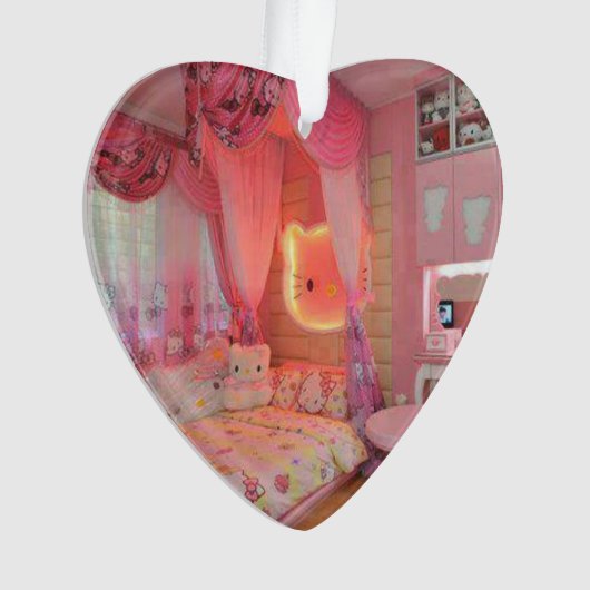 Hartvorm Kamerontwerp Ornament (voorkant)