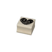 hartvorm Liefde in kanji Rubberstempel (Stempel)