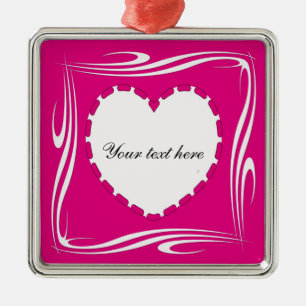 Hartvorm Metalen Ornament