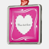 Hartvorm Metalen Ornament (Links)