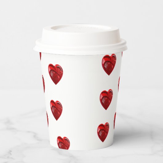 hartvorm papieren bekers (Links)