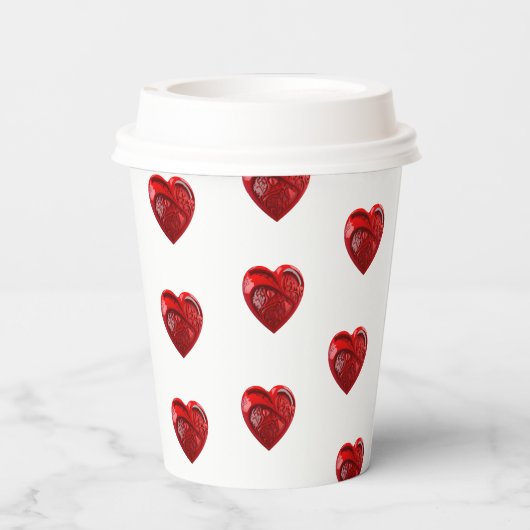 hartvorm papieren bekers (Achterkant)