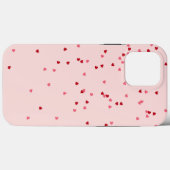 hartvorm roze en rood hart Case-Mate iPhone case (Achterkant (horizontaal))