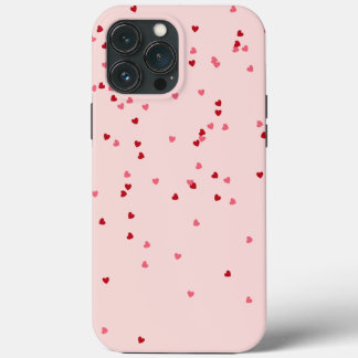 hartvorm roze en rood hart Case-Mate iPhone case