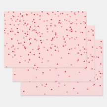 hartvorm roze en rood hart