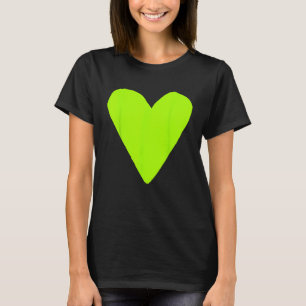 Hartvorm Symbool Liefde Vriendelijkheid Vrede Lent T-shirt