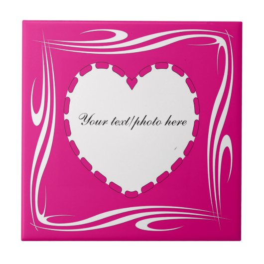 Hartvorm Tegeltje (Voorkant)